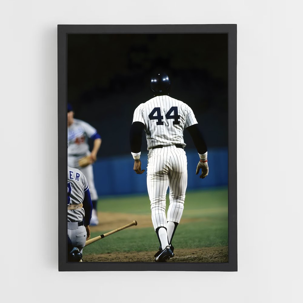 Poster Reggie jackson Cours – affiche Baseball (vue 2)